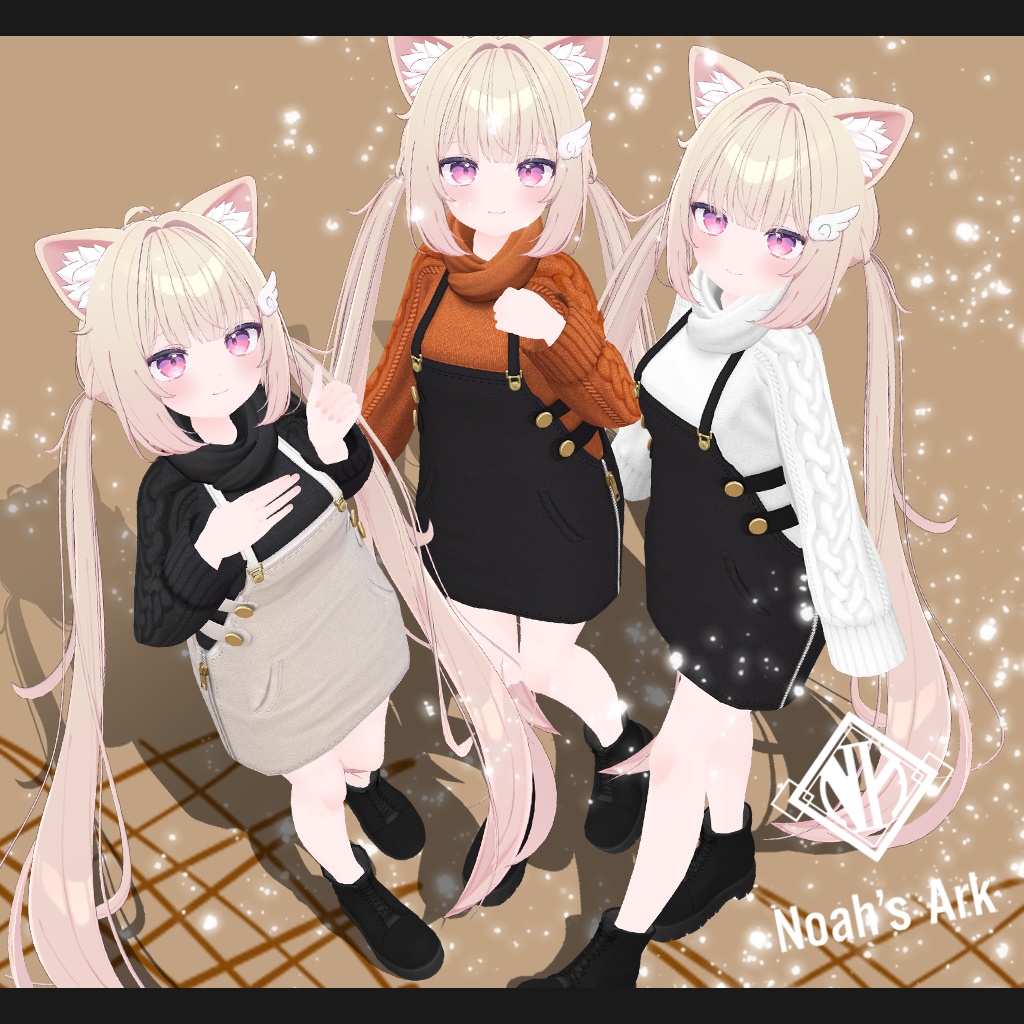 「シフォン-Chiffon-」専用【3D衣装モデル】CaffeMocha（カフェモカ）