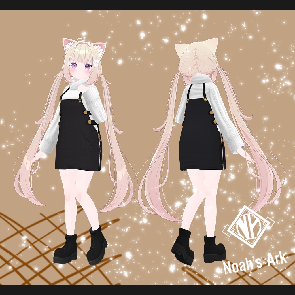 「シフォン-Chiffon-」専用【3D衣装モデル】CaffeMocha(カフェモカ)