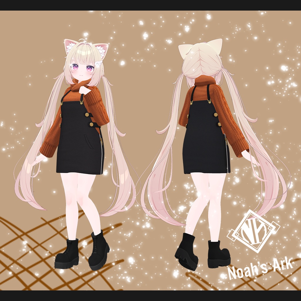 「シフォン-Chiffon-」専用【3D衣装モデル】CaffeMocha(カフェモカ)