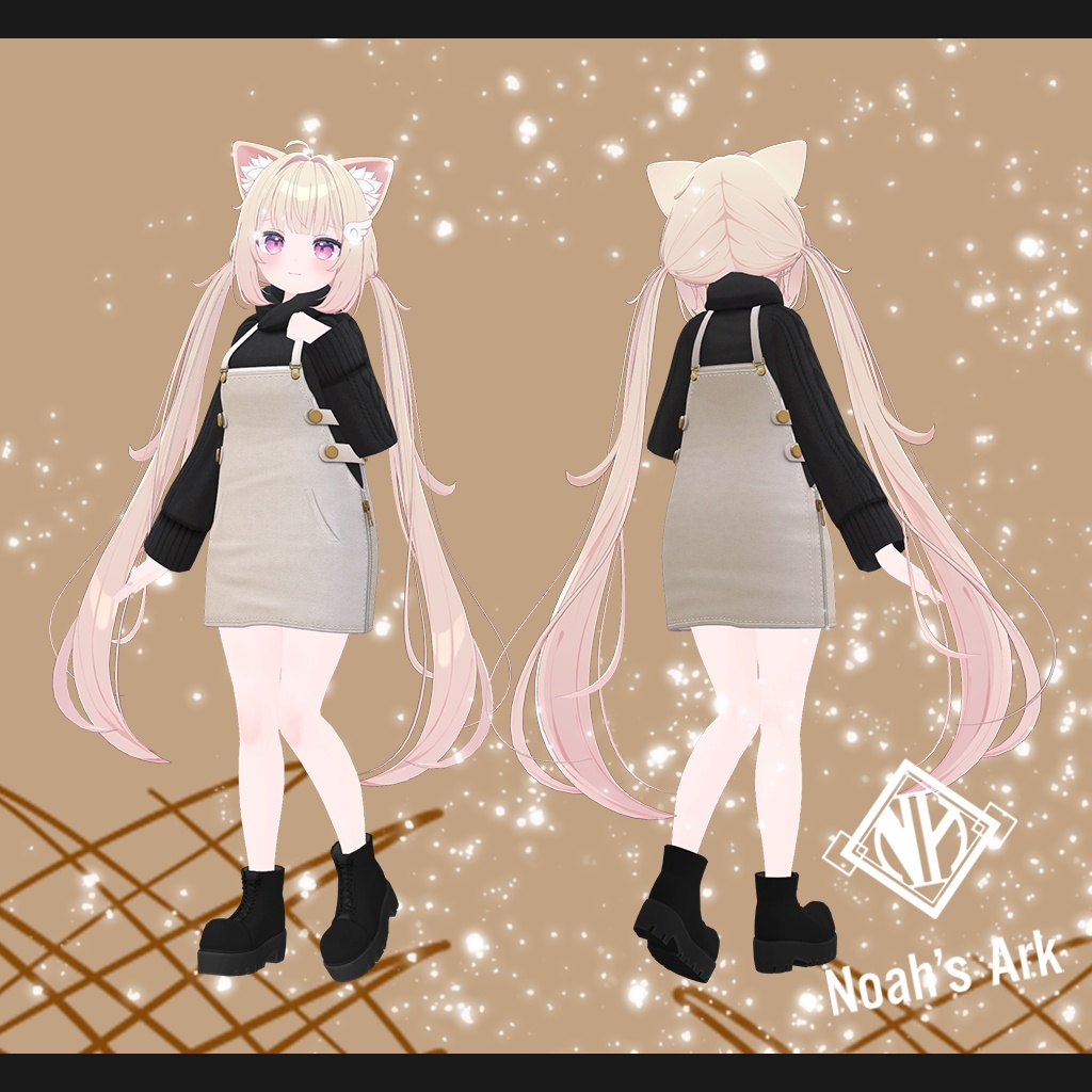 「シフォン-Chiffon-」専用【3D衣装モデル】CaffeMocha(カフェモカ)