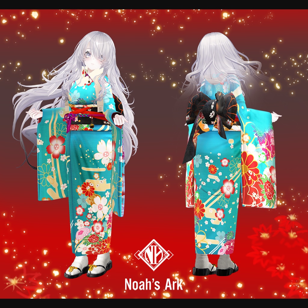 「ナナセ・ノワール」専用【3D衣装モデル】はないちもんめ