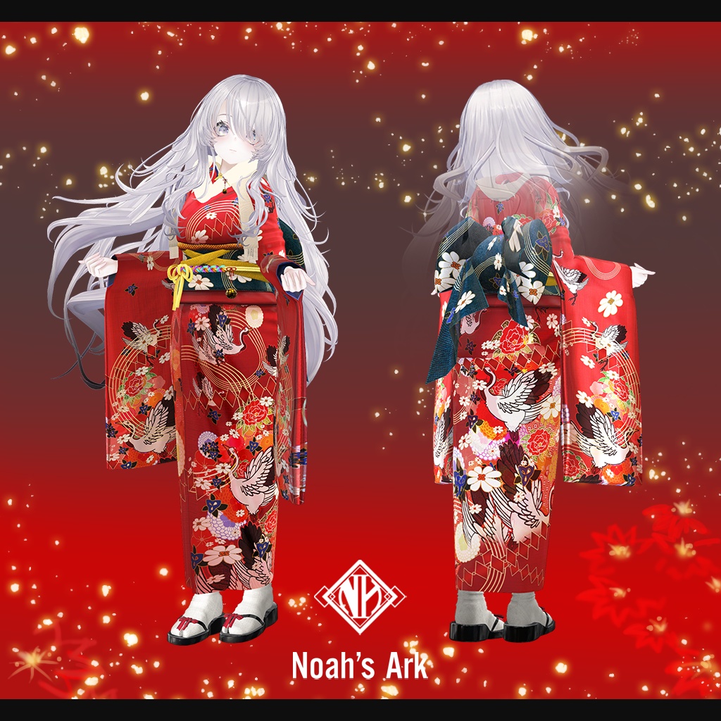 「ナナセ・ノワール」専用【3D衣装モデル】はないちもんめ