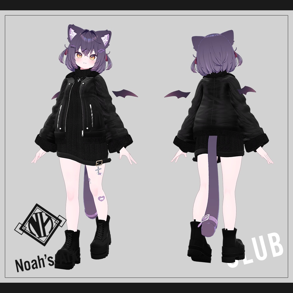 「シフォン-Chiffon-」「ショコラ-Chocolat-」専用【3D衣装モデル】CLUB