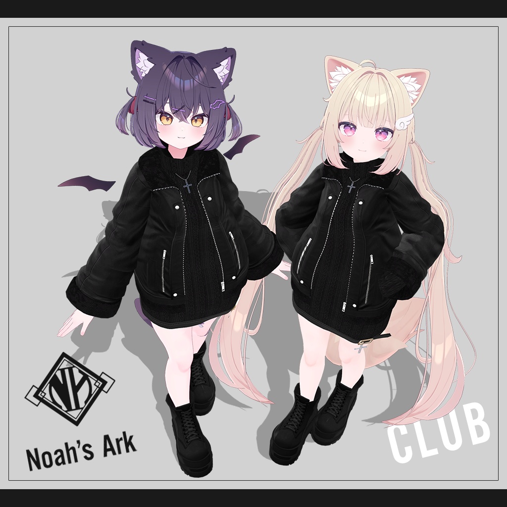 「シフォン-Chiffon-」「ショコラ-Chocolat-」専用【3D衣装モデル】CLUB