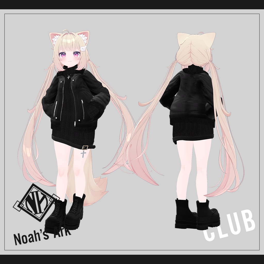 「シフォン-Chiffon-」「ショコラ-Chocolat-」専用【3D衣装モデル】CLUB