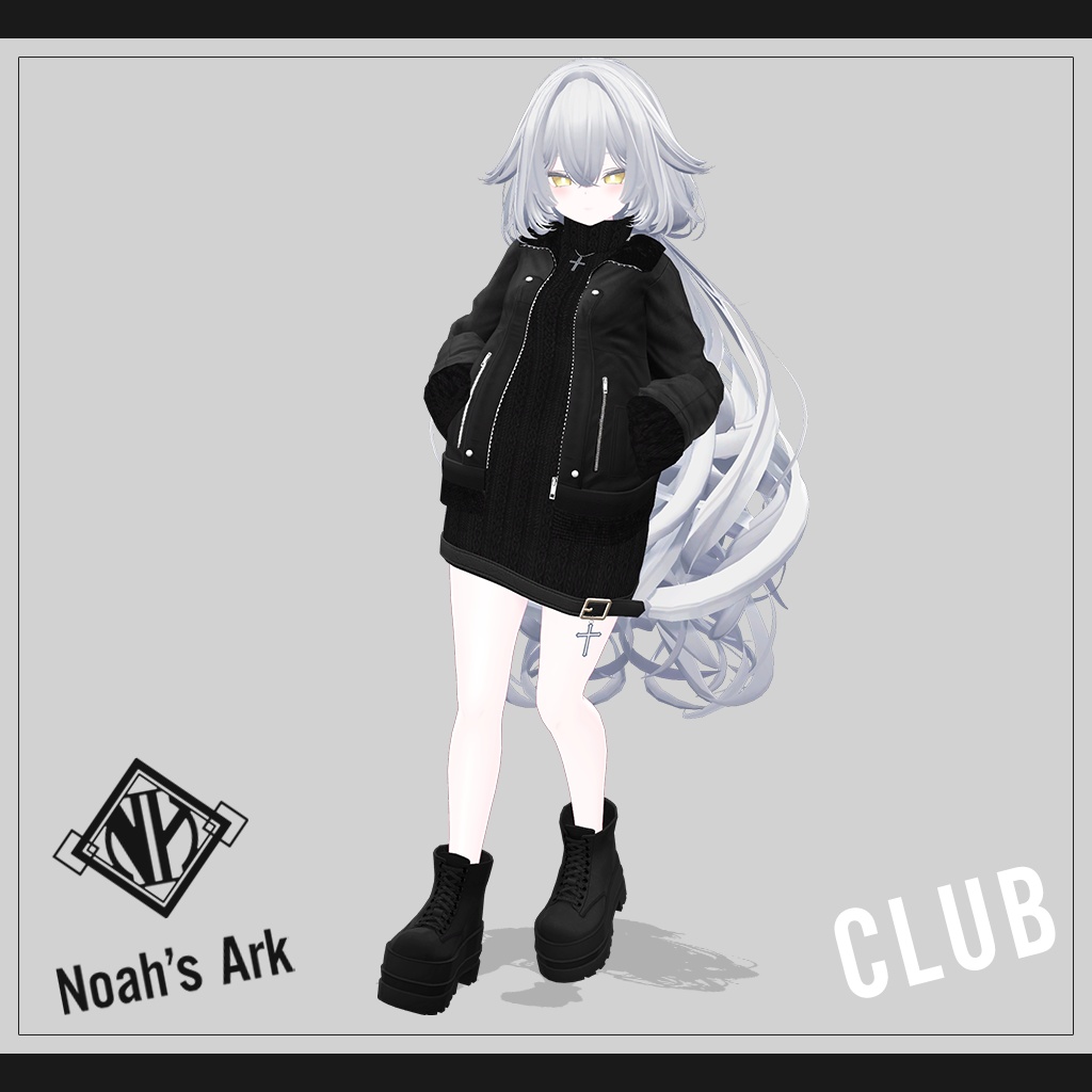 「ルルネ」専用【3D衣装モデル】CLUB