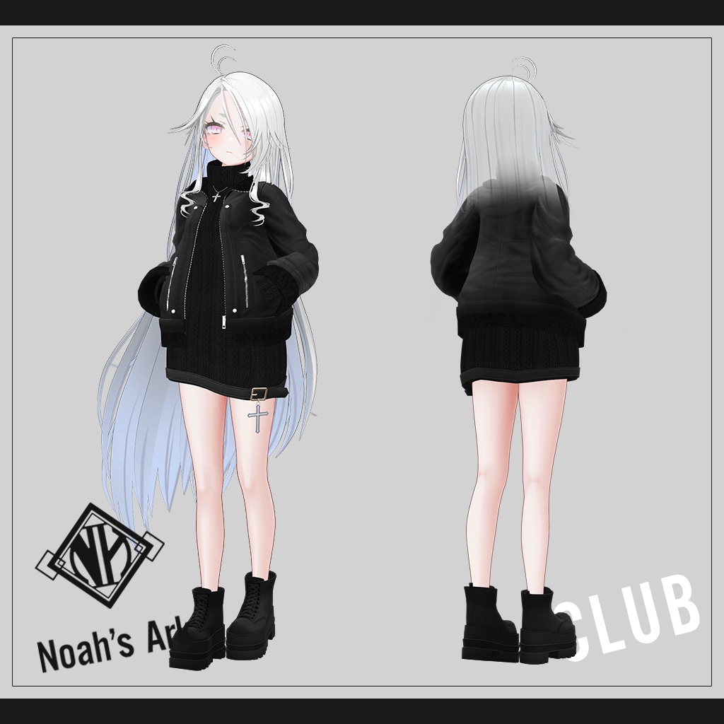 「ゾメちゃん」専用【3D衣装モデル】CLUB