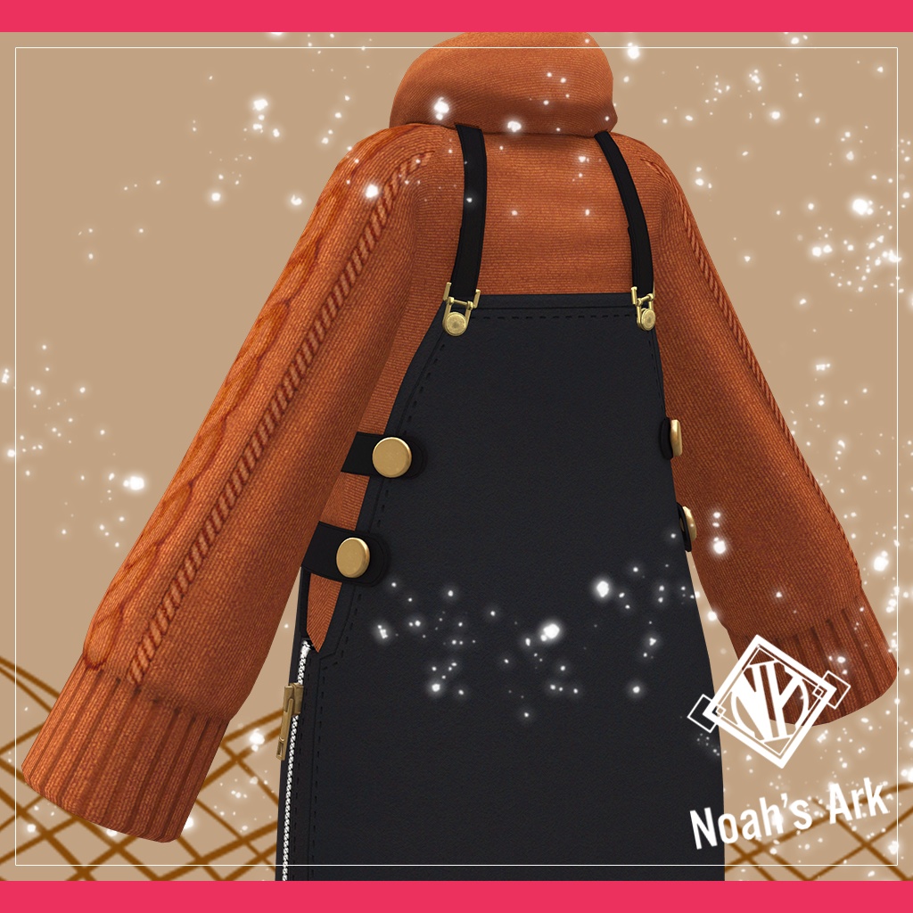 「ラスク」専用【3D衣装モデル】CaffeMocha(カフェモカ)