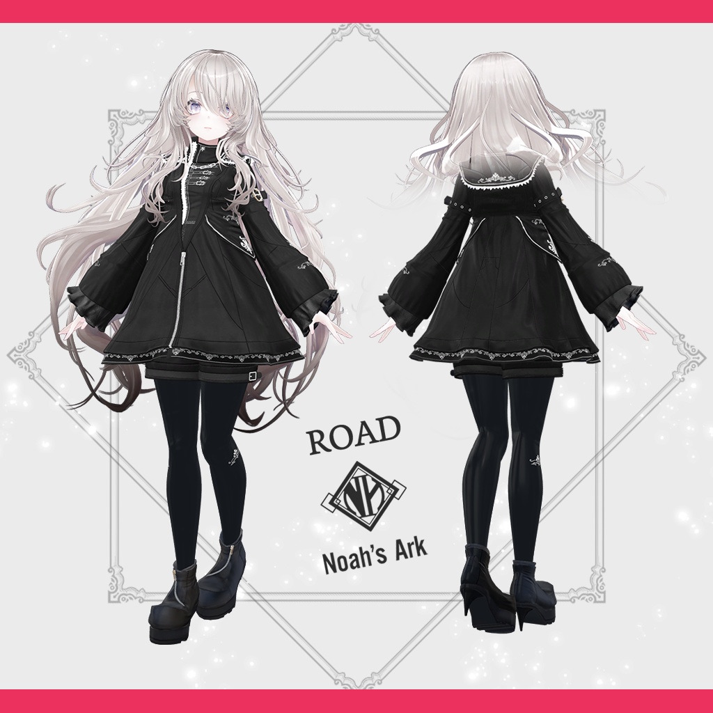 「ナナセ・ノワール」専用【3D衣装モデル】Road(ロード)