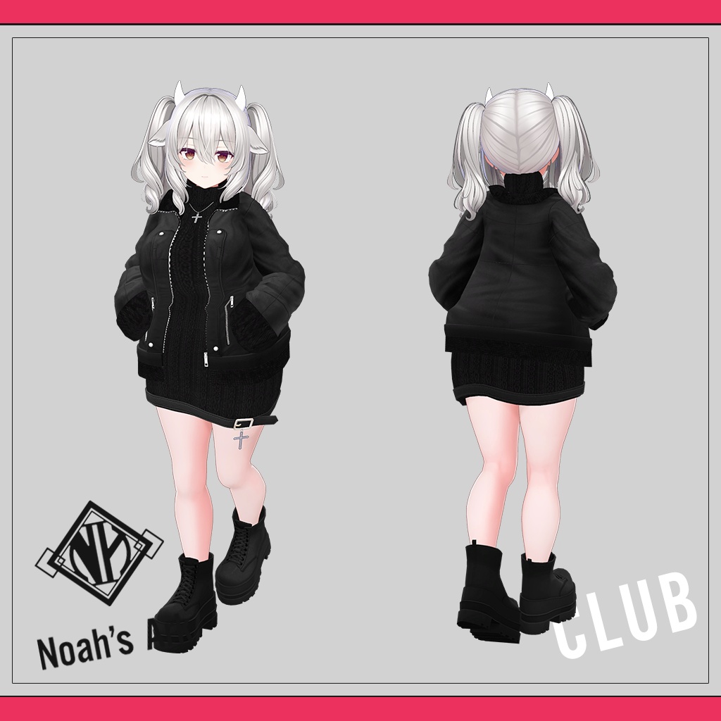 「ミルティナ」専用【3D衣装モデル】CLUB