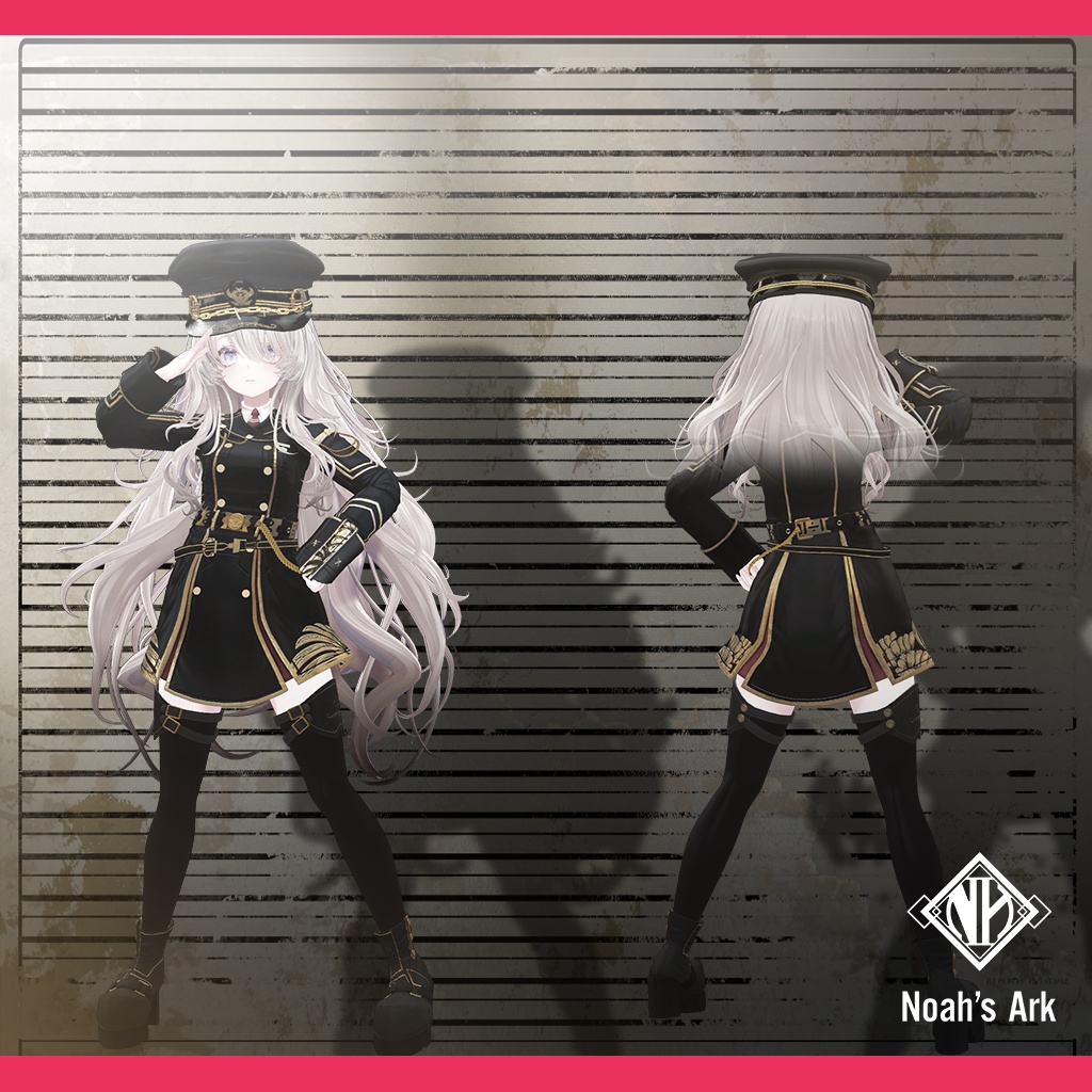 「ナナセ・ノワール」専用【3D衣装モデル】Aegis(イージス)