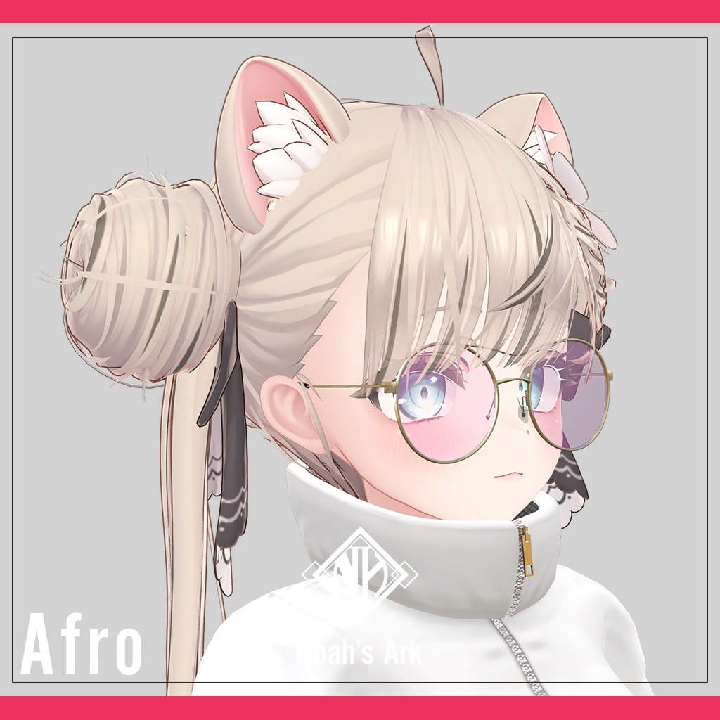 「マヌカ」専用【3D衣装モデル】アフロ