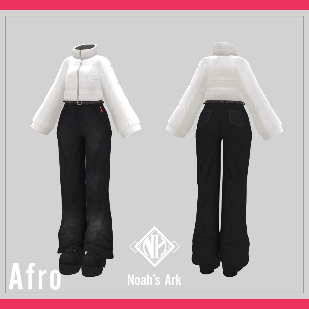 「マヌカ」専用【3D衣装モデル】アフロ