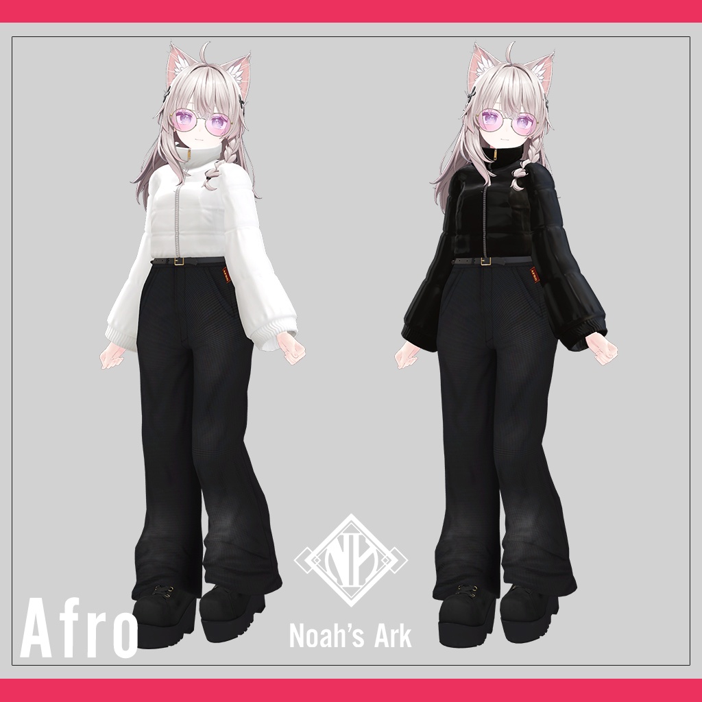 「しなの」専用【3D衣装モデル】アフロ