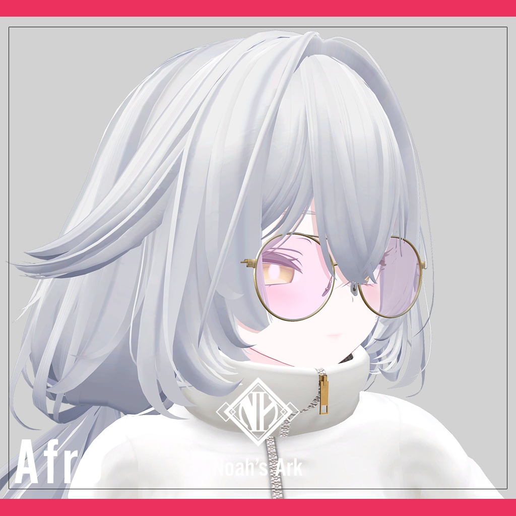 「ルルネ」専用【3D衣装モデル】アフロ