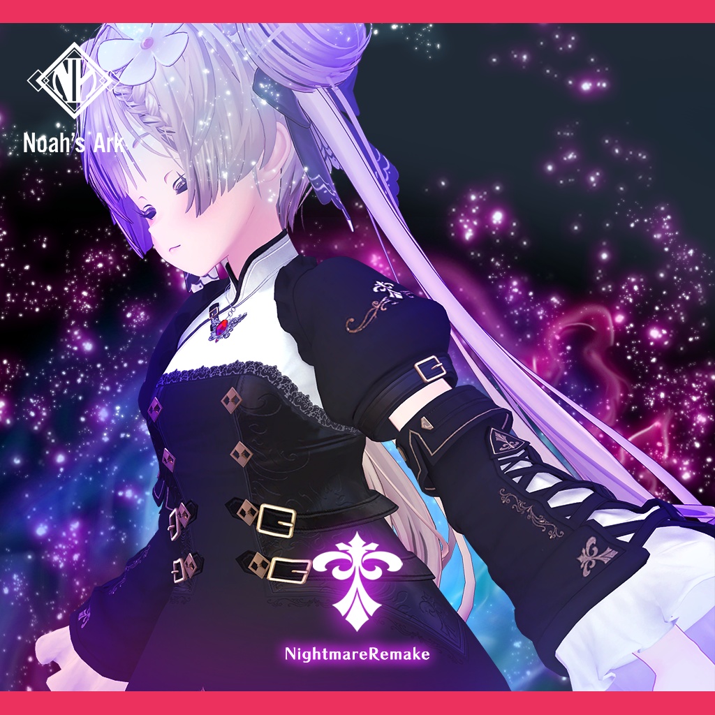 「マヌカ」専用【3D衣装モデル】ナイトメアRemake