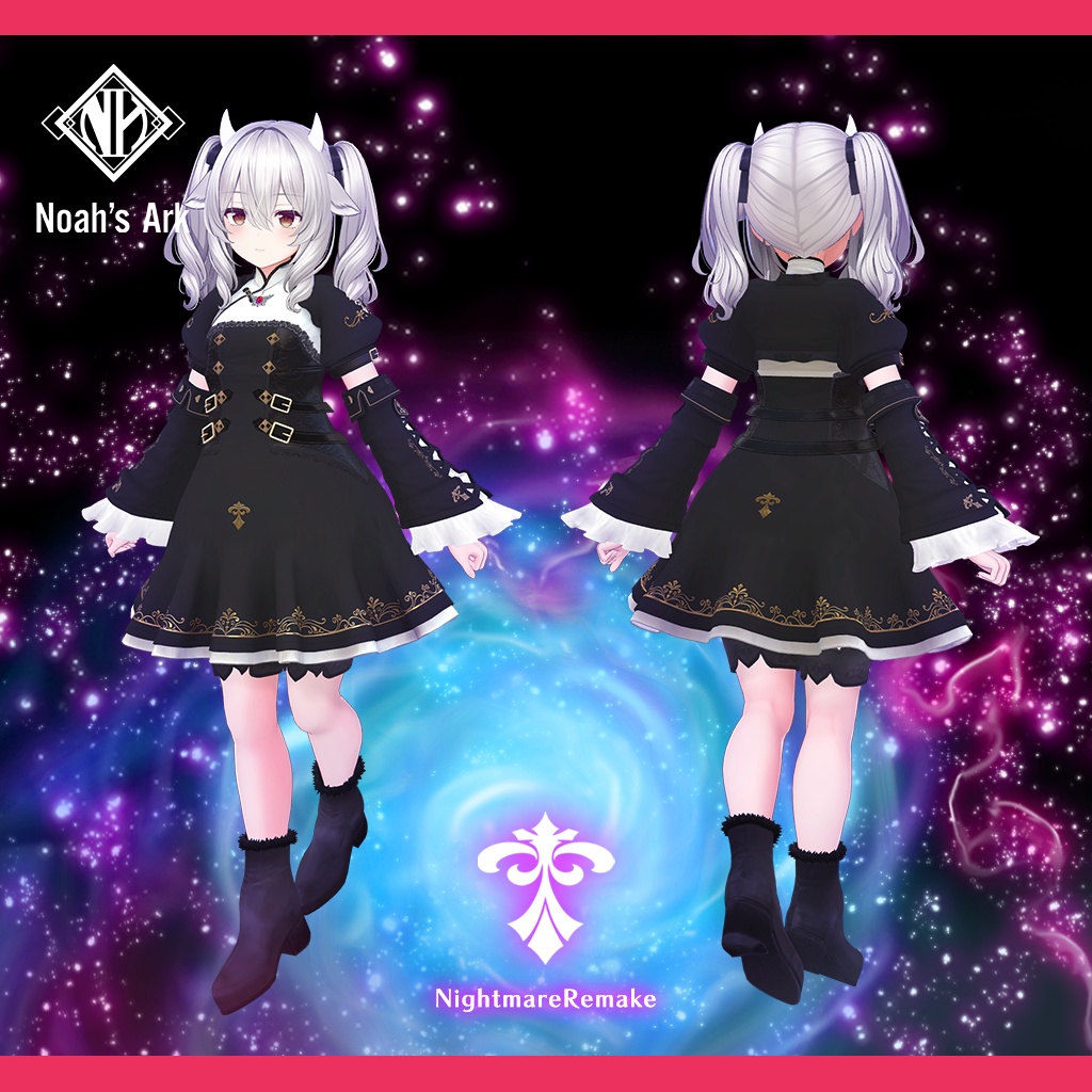 「ミルティナ」専用【3D衣装モデル】ナイトメアRemake