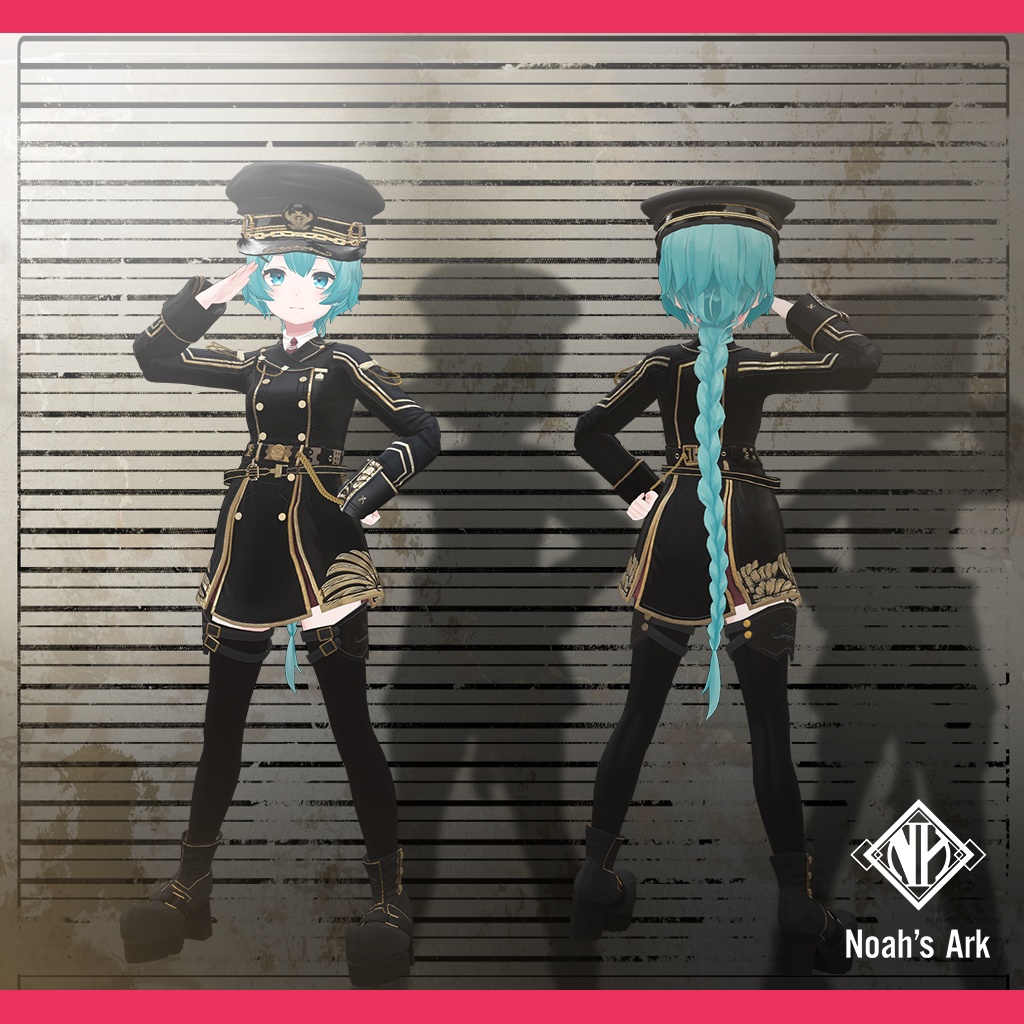 「薄荷」専用【3D衣装モデル】Aegis(イージス)