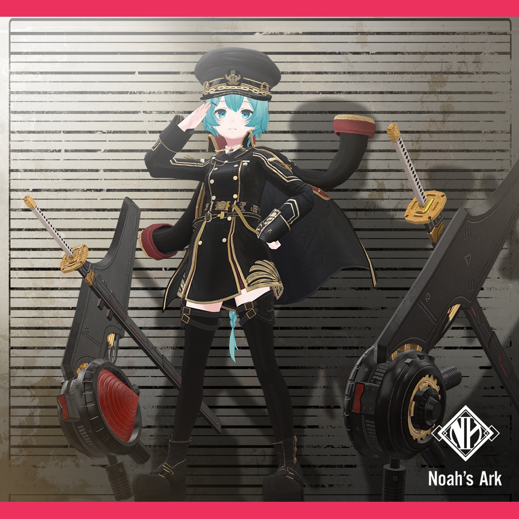 「薄荷」専用【3D衣装モデル】Aegis(イージス)