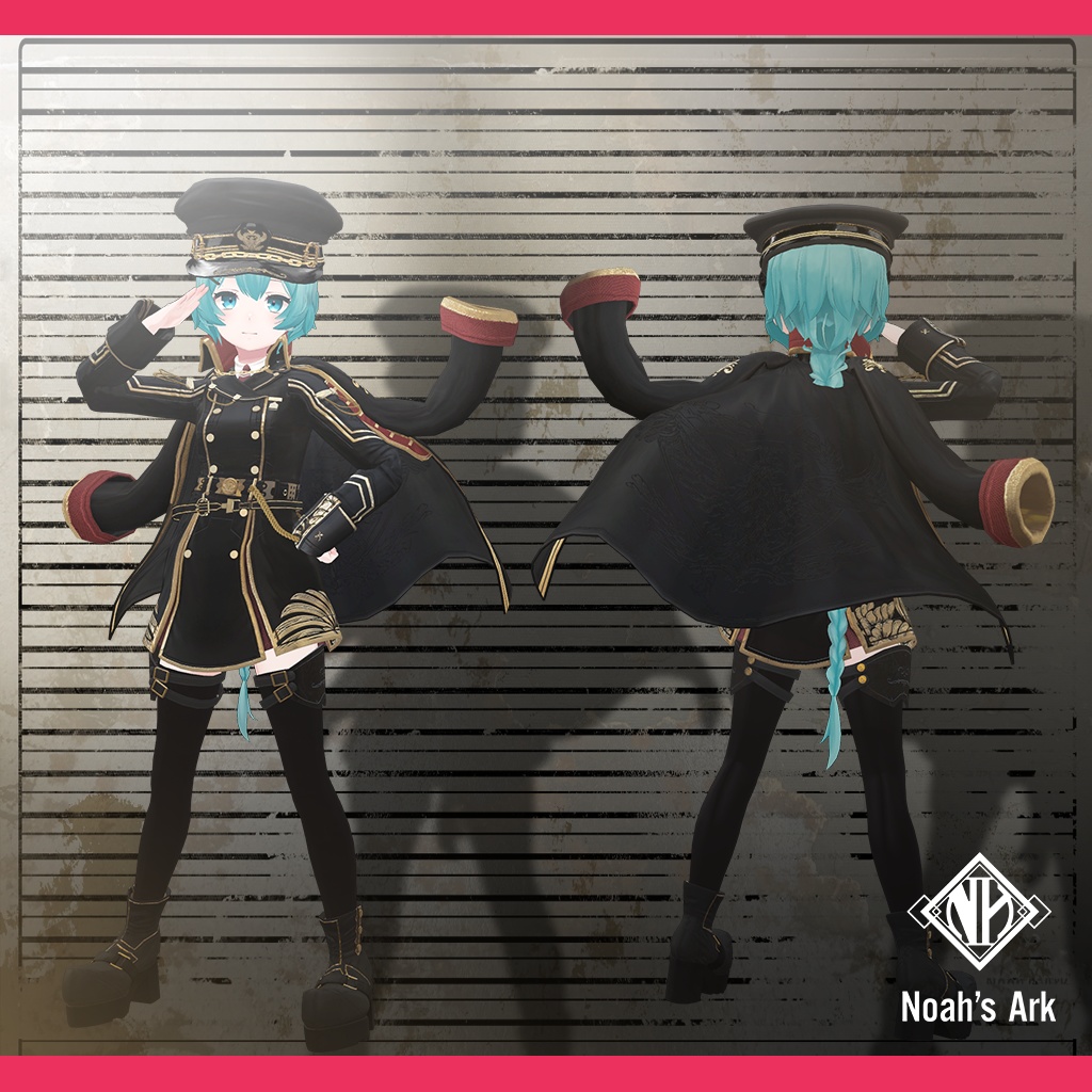 「薄荷」専用【3D衣装モデル】Aegis(イージス)