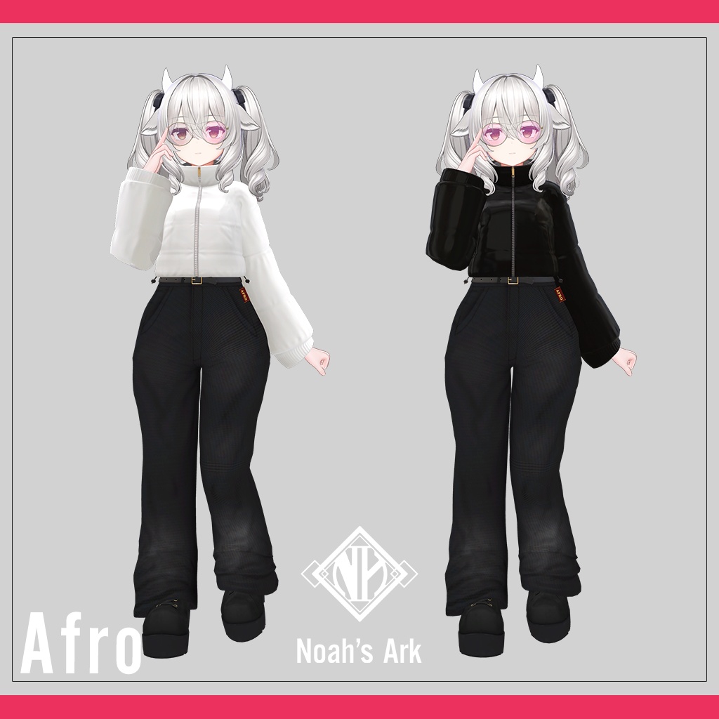 「ミルティナ」専用【3D衣装モデル】アフロ