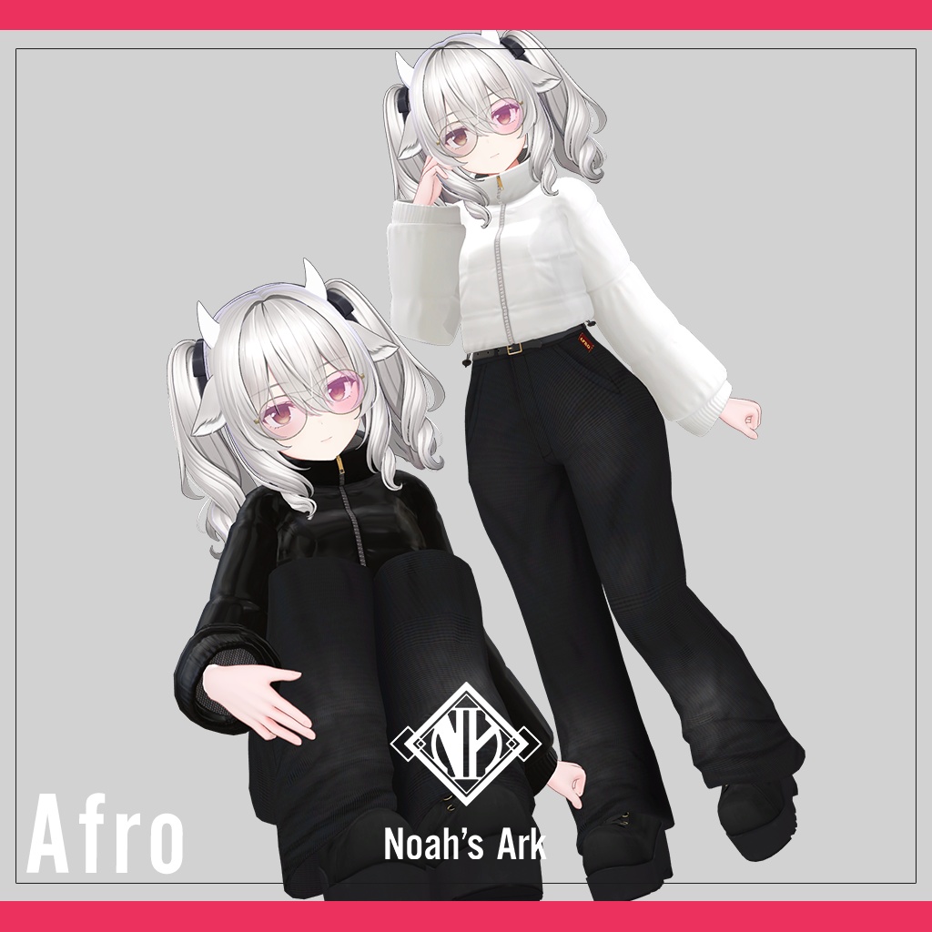「ミルティナ」専用【3D衣装モデル】アフロ