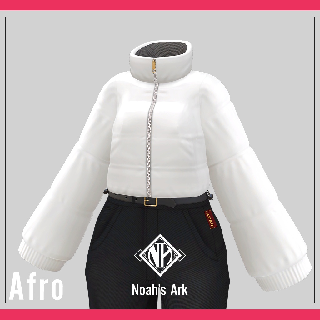 「ミルティナ」専用【3D衣装モデル】アフロ