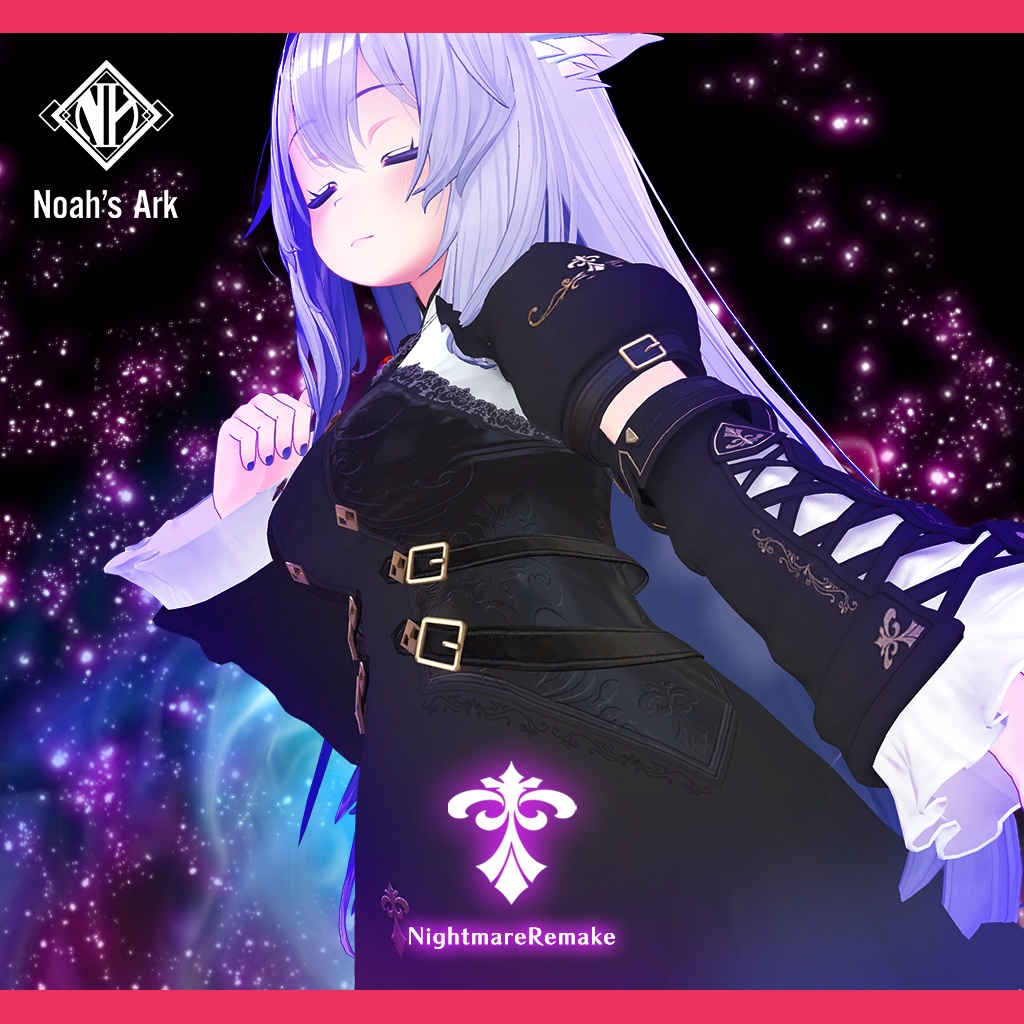 「桔梗」専用【3D衣装モデル】ナイトメアRemake