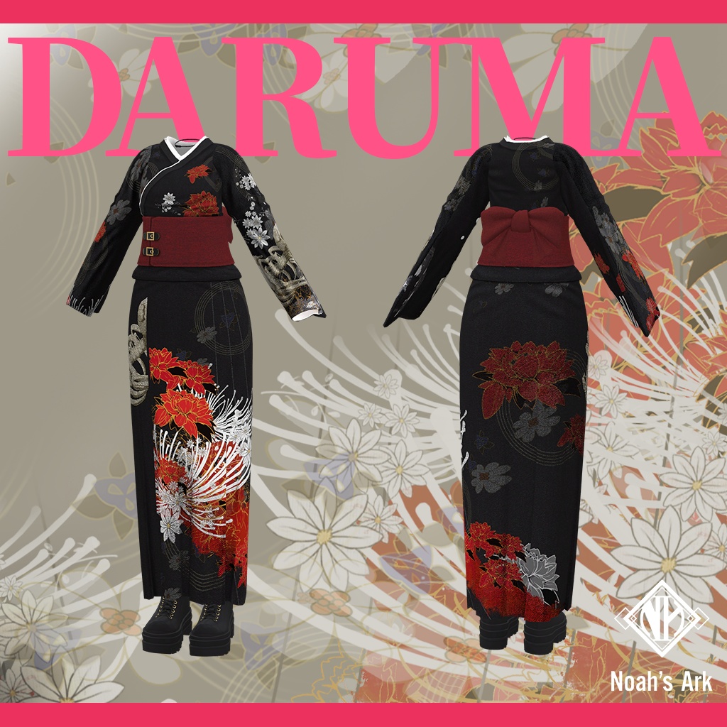 「マヌカ」専用【3D衣装モデル】だるま