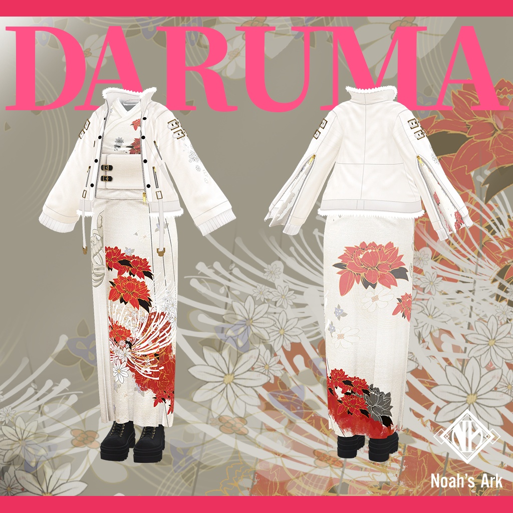 「しなの」専用【3D衣装モデル】だるま