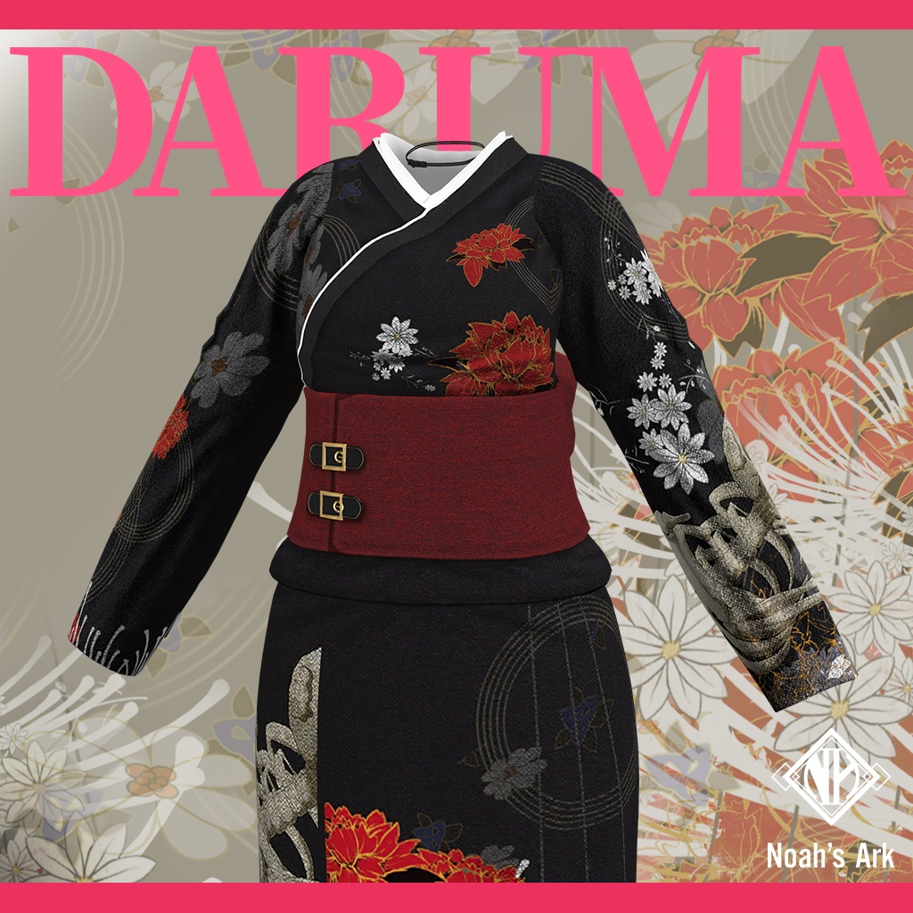 「真央」専用【3D衣装モデル】だるま