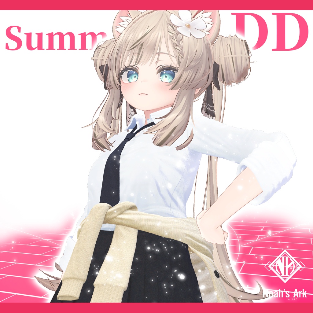 「マヌカ」専用【3D衣装モデル】夏制服/サマータイムDD
