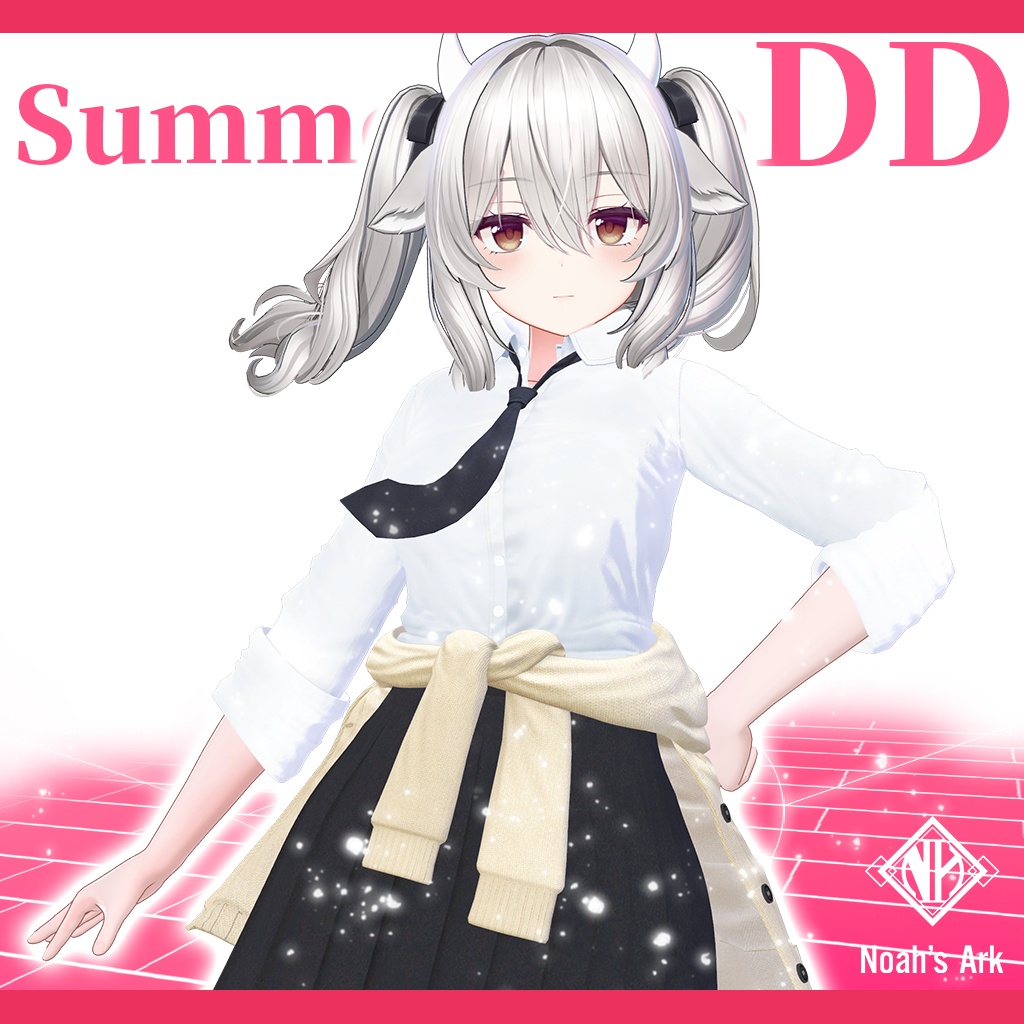 「ミルティナ」専用【3D衣装モデル】夏制服/サマータイムDD