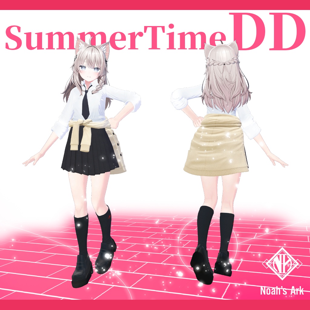 「しなの」専用【3D衣装モデル】夏制服/サマータイムDD