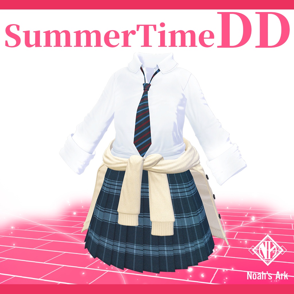 「真央」専用【3D衣装モデル】夏制服/サマータイムDD