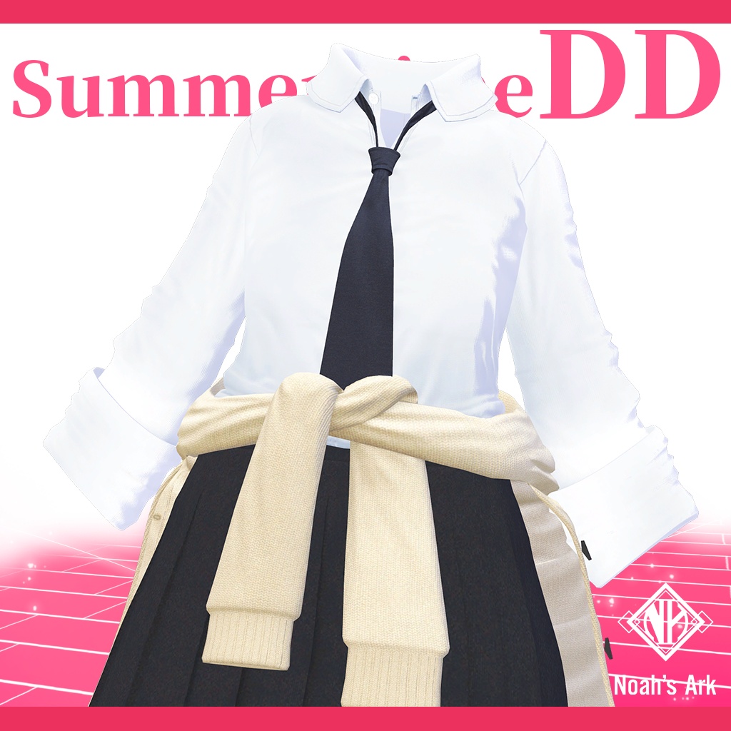 「真央」専用【3D衣装モデル】夏制服/サマータイムDD