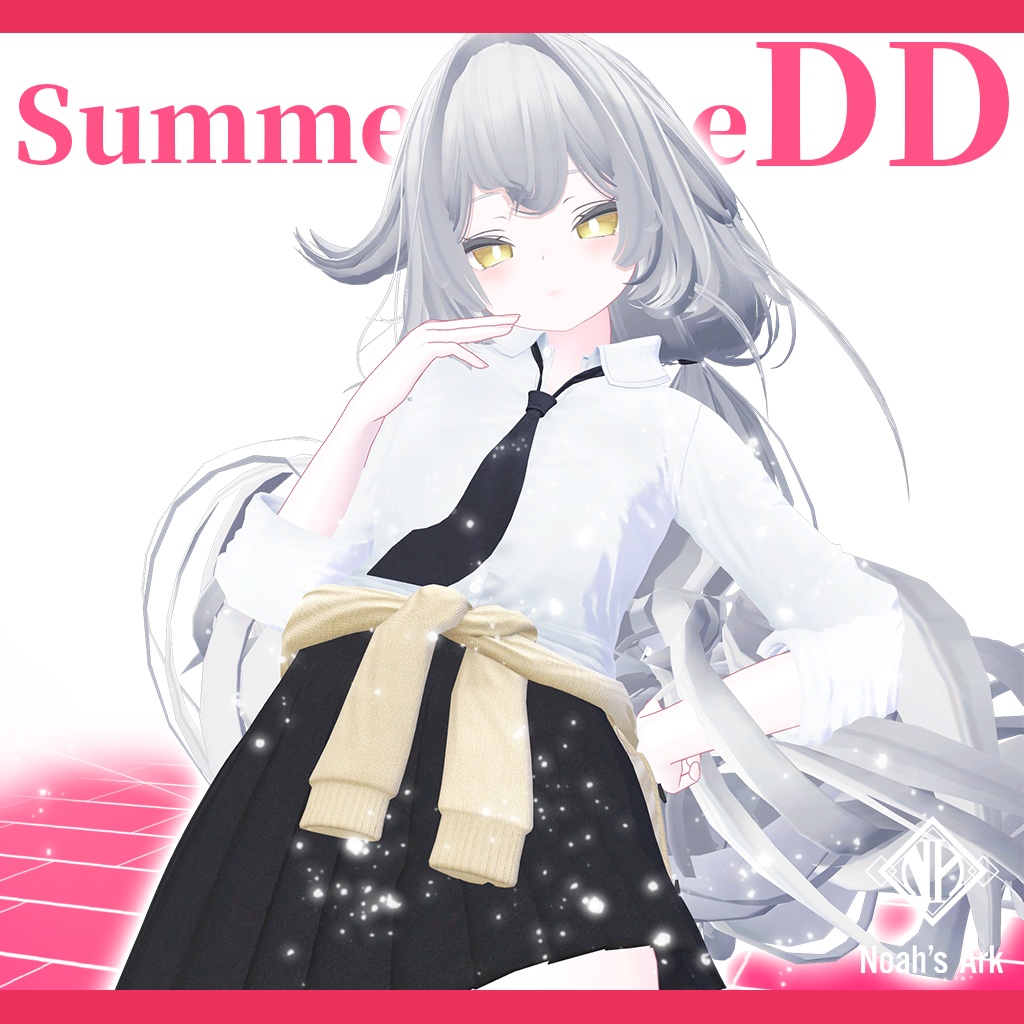 「ルルネ」専用【3D衣装モデル】夏制服/サマータイムDD