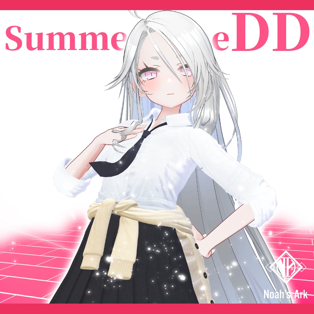「ゾメちゃん」専用【3D衣装モデル】夏制服/サマータイムDD