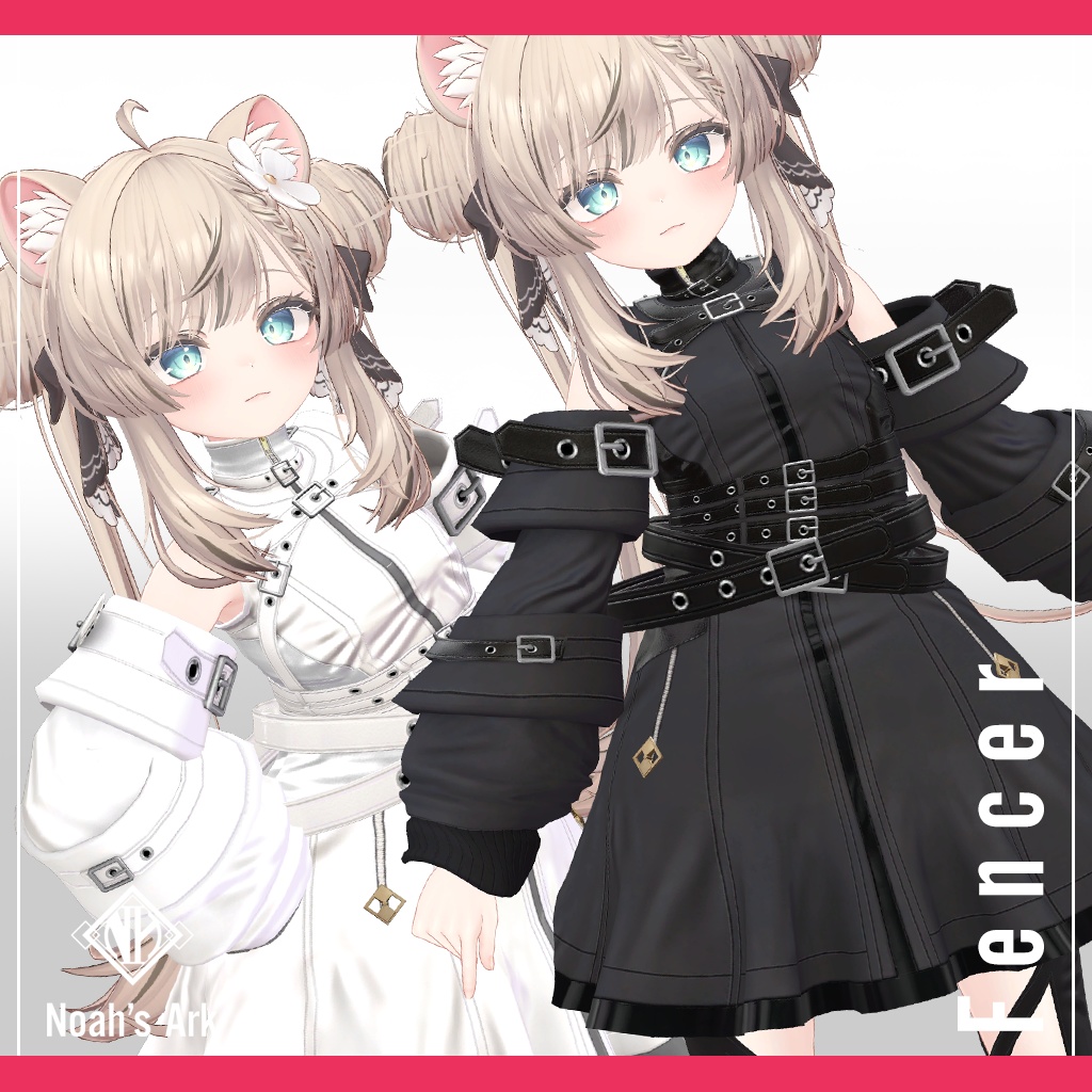 「マヌカ」専用【3D衣装モデル】フェンサー / Fencer