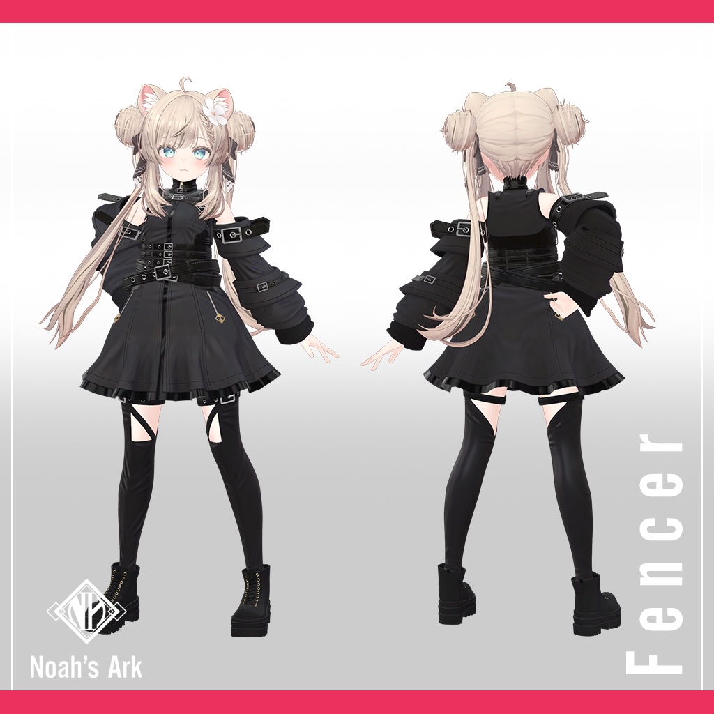 「マヌカ」専用【3D衣装モデル】フェンサー / Fencer