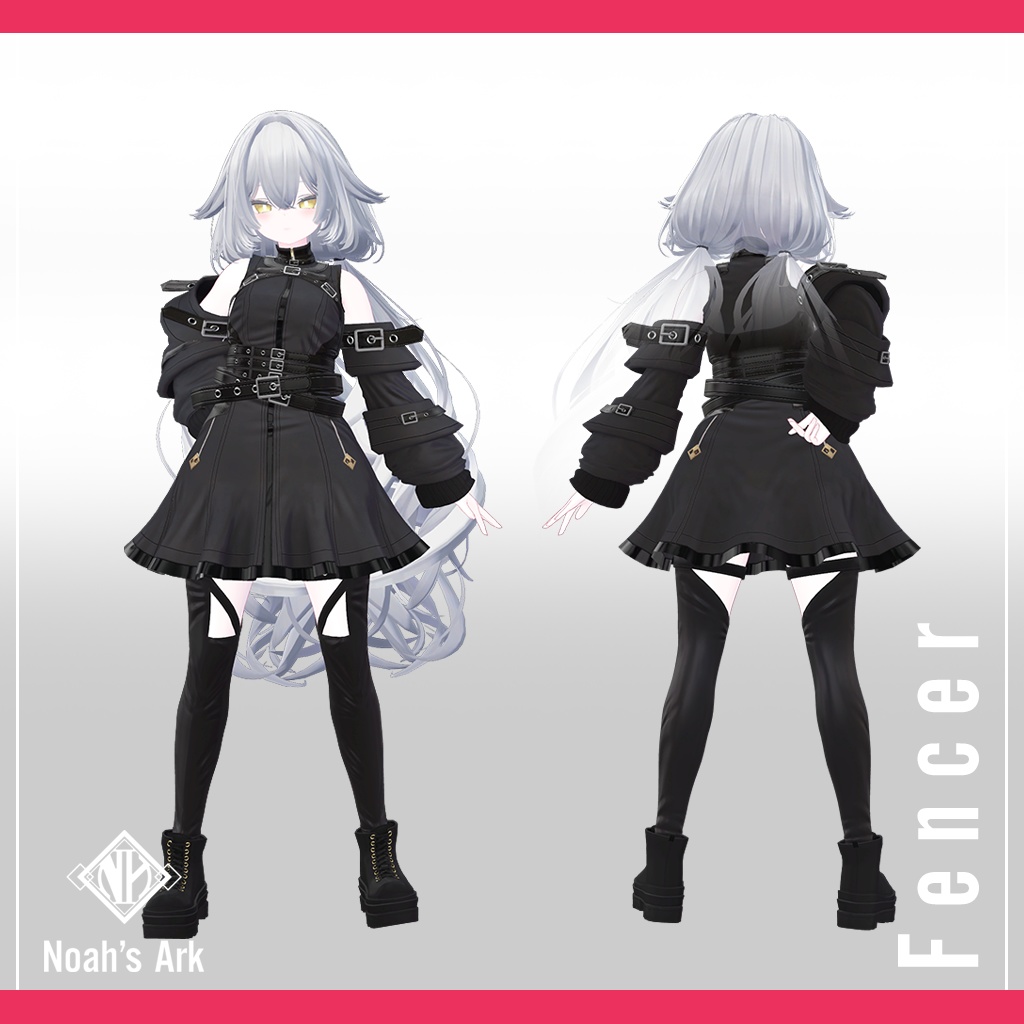 「ルルネ」専用【3D衣装モデル】フェンサー / Fencer