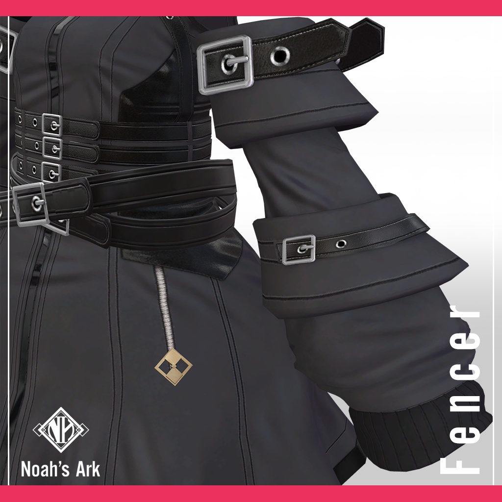 「ルルネ」専用【3D衣装モデル】フェンサー / Fencer