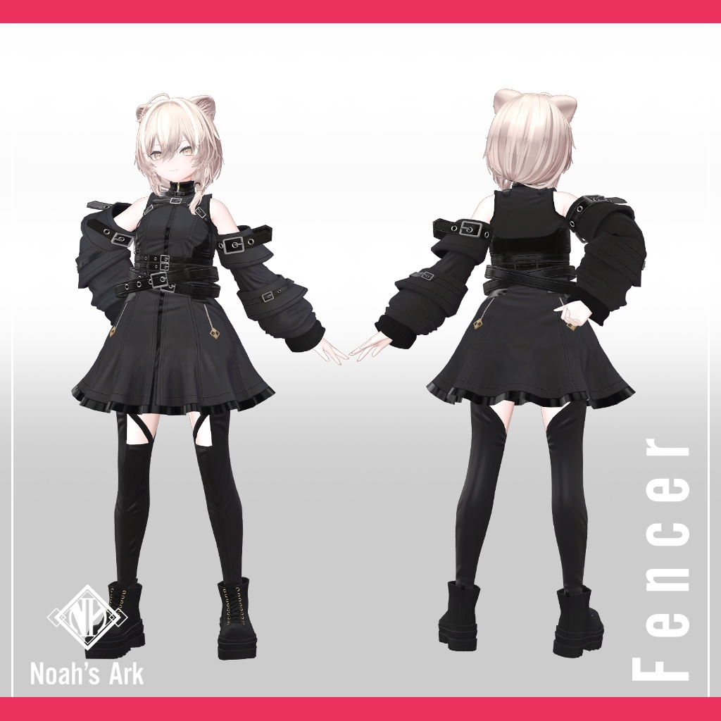 「真央」専用【3D衣装モデル】フェンサー / Fencer