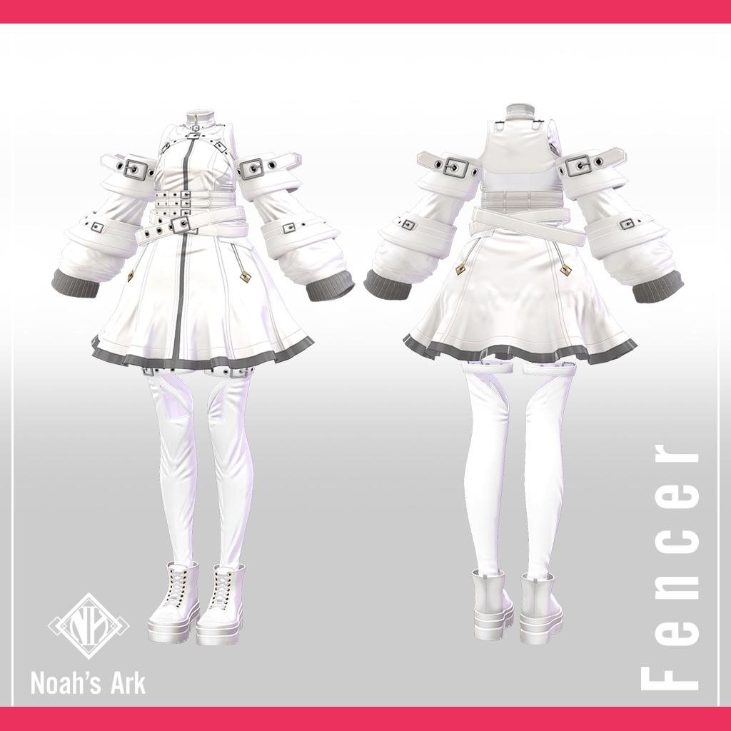 「カリン」専用【3D衣装モデル】フェンサー / Fencer