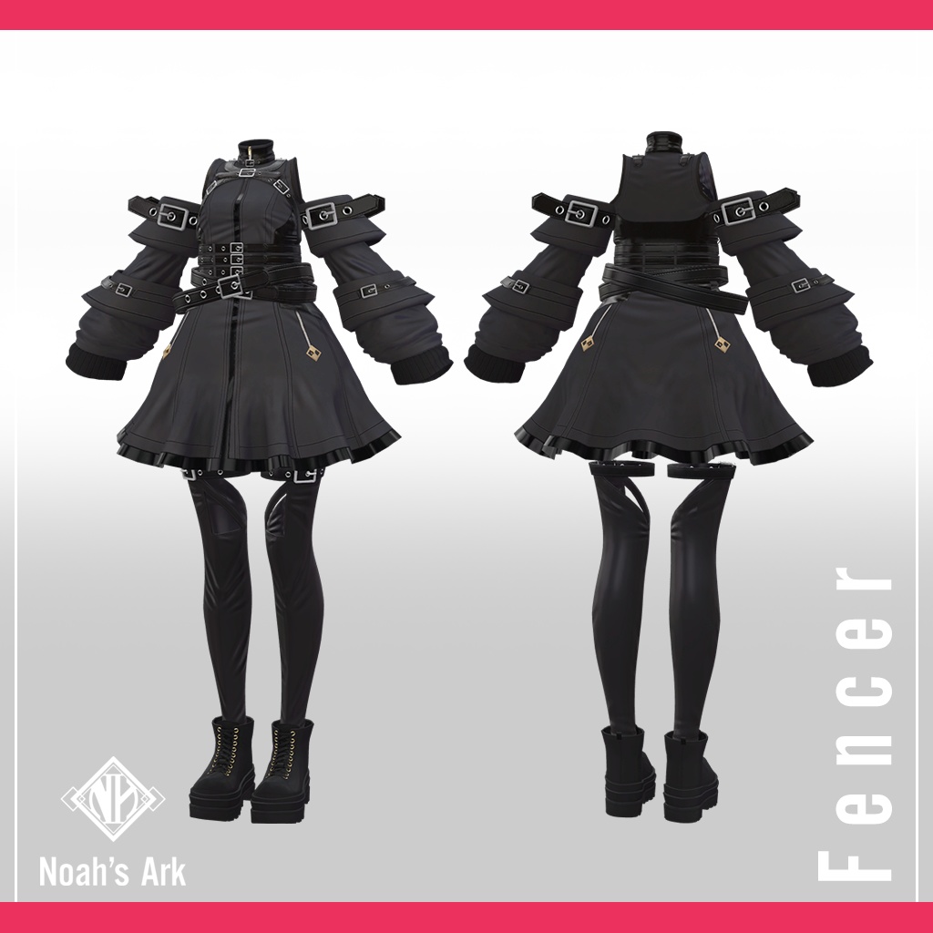 「カリン」専用【3D衣装モデル】フェンサー / Fencer