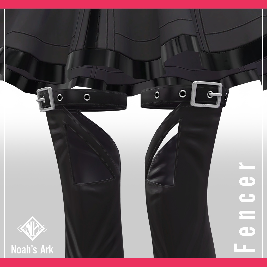 「ナナセ・ノワール」専用【3D衣装モデル】フェンサー / Fencer