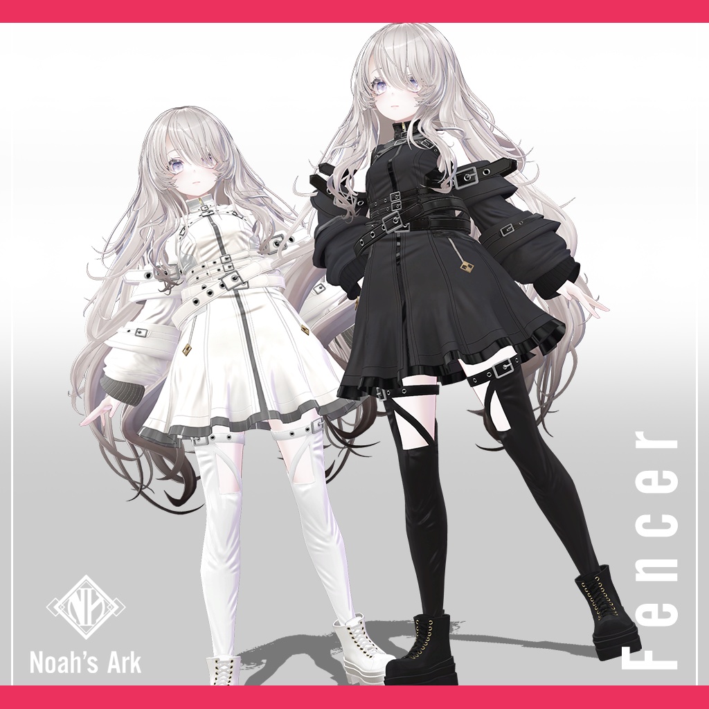 「ナナセ・ノワール」専用【3D衣装モデル】フェンサー / Fencer