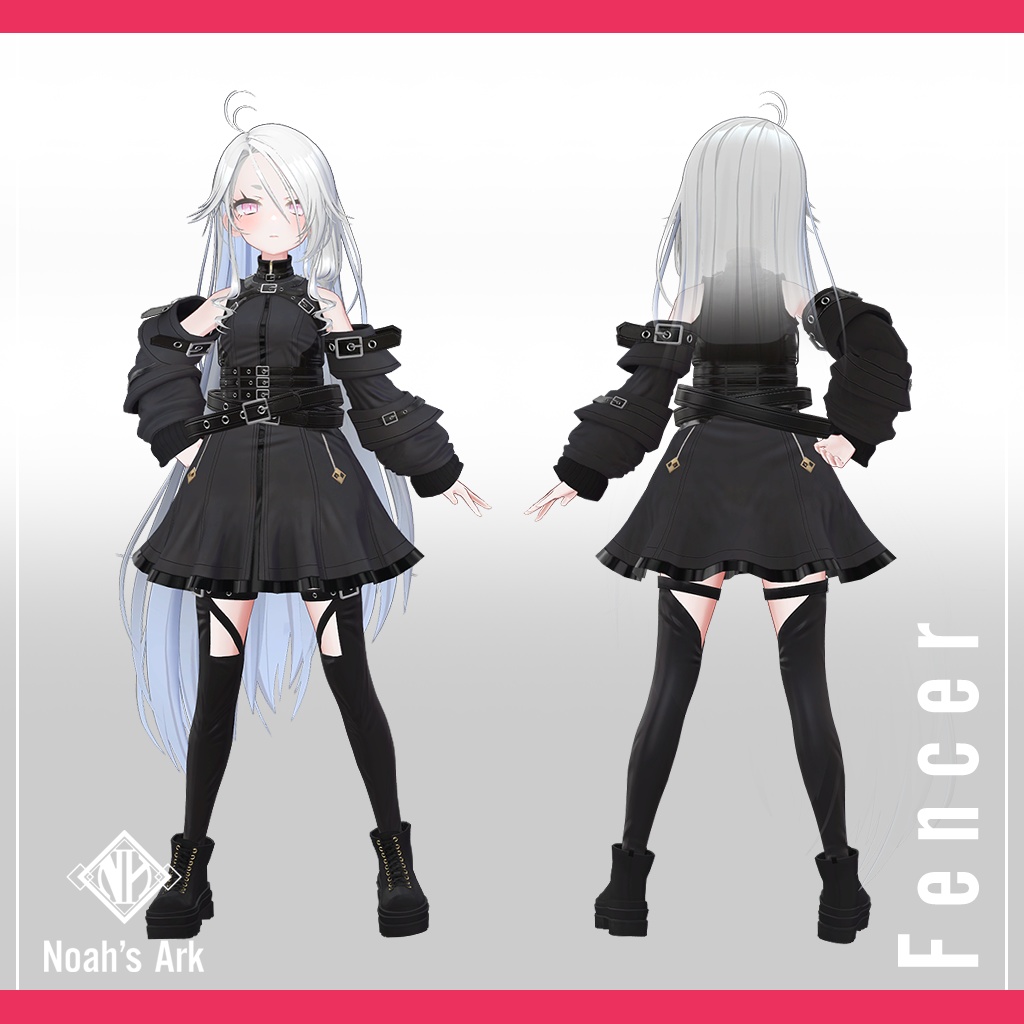 「ゾメちゃん」専用【3D衣装モデル】フェンサー / Fencer