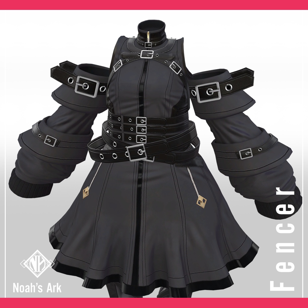 「ミルティナ」専用【3D衣装モデル】フェンサー / Fencer