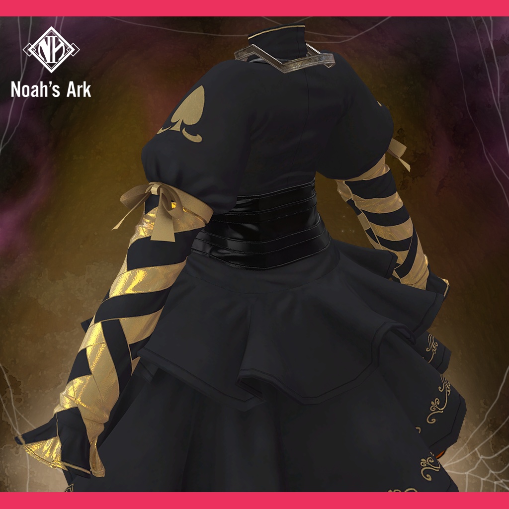 「ナナセ・ノワール」専用【3D衣装モデル】スプーキーマーリン / SpookyMarlin